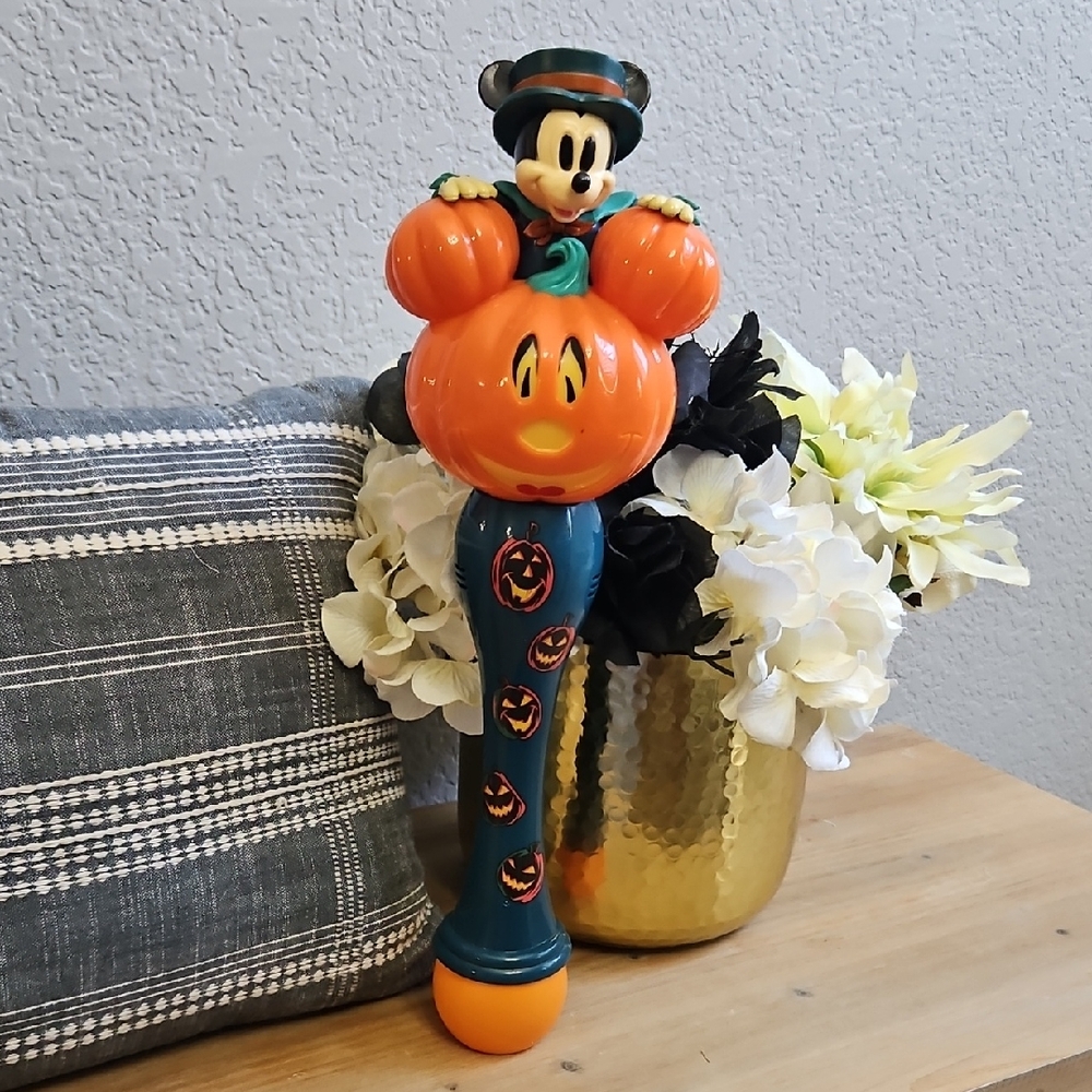 Disney Parks Mickey Mouse Pumpkin Bubble Wand